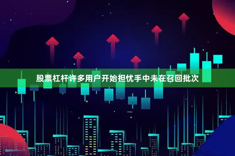 股票杠杆许多用户开始担忧手中未在召回批次