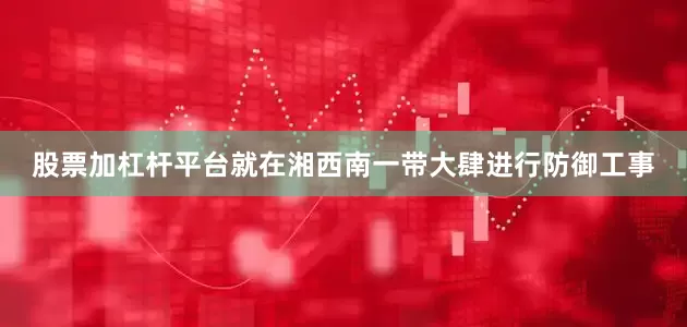 股票加杠杆平台就在湘西南一带大肆进行防御工事
